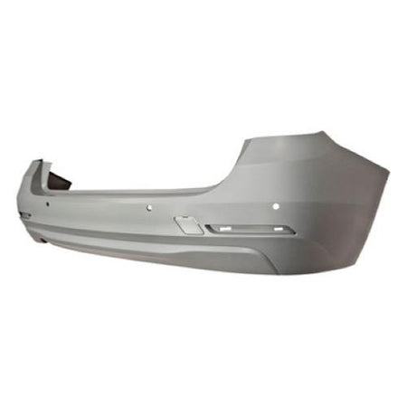 Pare chocs arrière pour BMW Serie 3 F30, 2012-2014, trous radar + supports, avec cache crcohet, Mod. SW, Neuf à peindre