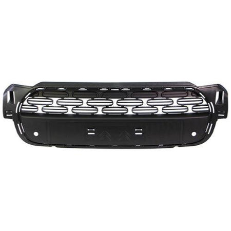 Grille centrale de pare chocs avant pour CITROEN C3 III phase 2 depuis 2020, noire, 2 trous radar, Neuve