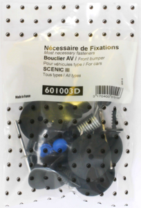 Kit de fixation assemblage Pare chocs avant pour RENAULT SCENIC III phase 1- 2- 3, 2009 à 2016 Neuf
