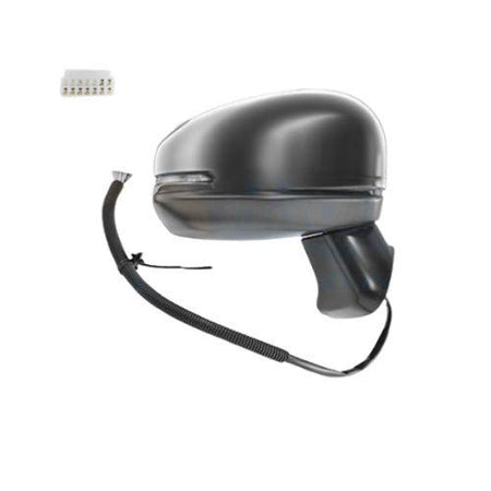 Rétroviseur électrique extérieur droit pour HONDA JAZZ III phase 1 2015-2017, dégivrant, rabattable, avec feu clignotant, 9 pins, Neuf à peindre