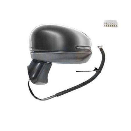 Rétroviseur électrique extérieur gauche pour HONDA JAZZ III phase 1 2015-2017, dégivrant, rabattable, avec feu clignotant, 9 pins, Neuf à peindre