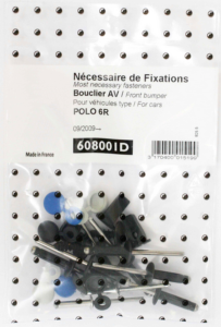 Kit de fixation assemblage Pare-chocs avant pour VOLKSWAGEN POLO (6R) 2009-2017 (Tous modèles) Neuf