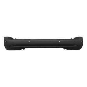 Pare chocs arrière pour PEUGEOT RIFTER depuis 2018, noir, trous park assist, Neuf