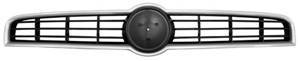 Grille radiateur pour FIAT BRAVO depuis 2007, noire, cadre argent, Mod. ACTIVE-POP-BUSINESS, Neuve