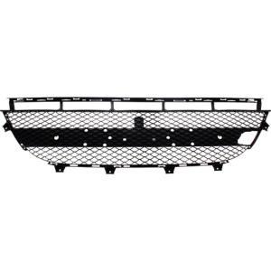 Grille de calandre centrale pour MERCEDES CLASSE GLE, 2015-2018 (W166), mod AMG, trous radar, noire, pare chocs avant, Neuve