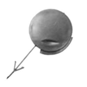 Cache-crochet de remorquage pour OPEL CORSA C phase 2, 2003-2006, pare chocs avant, Neuf à peindre