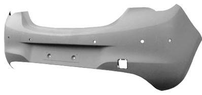 Pare chocs arrière pour OPEL CORSA E 2015-2019, 6 trous radar, Mod. B-Color, Neuf à peindre