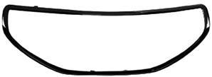 Enjoliveur grille calandre centrale pour PEUGEOT 208 ph.1, 2012-2015, à peindre, pare chocs avant