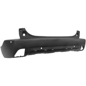 Pare-chocs arrière pour PEUGEOT 2008 phase 1 2013-2016, trous radar + supports, trous moulure, noir gaufré, Neuf