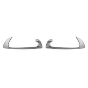 Contour antibrouillard pour RENAULT SCENIC III ph.2, 2012-2013, droit & gauche, Chromé