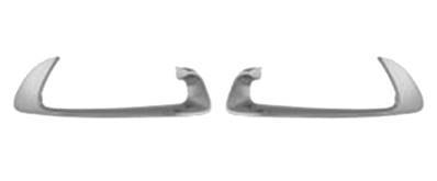 Kit cadre de phare droit et gauche pour RENAULT SCENIC/X-MOD 2013-2016, Chromé, Neuf