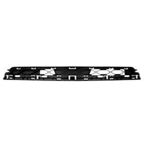 Grille de calandre supérieure pour RENAULT TWINGO II phase 2, 2012-2014, noire, pare chocs avant