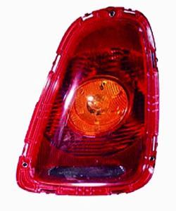 Feu arrière droit pour MINI R56 de 2006 à 2010, avec porte-lampe, ONE/COOPER, Rouge et orange, Neuf