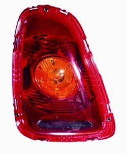 Feu arrière gauche pour MINI R56 de 2006 à 2010, ONE/COOPER, Rouge et orange, avec porte-lampe, Neuf