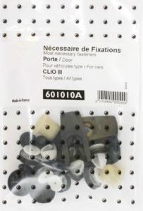 Kit de fixation assemblage Porte pour RENAULT CLIO III 2005 à 2014 (Tous modèles), Neuf