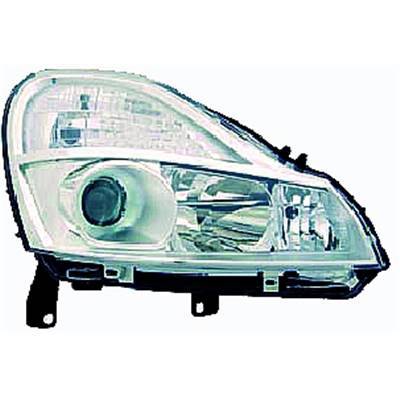 Phare Optique avant droit pour RENAULT MODUS de 02/2008 à 12/2013 H1+H1+H1, Neuf