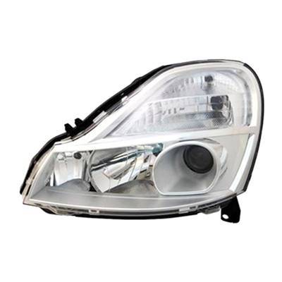 Phare Optique avant gauche pour RENAULT MODUS de 02/2008 à 12/2013 H1+H1+H1, Neuf