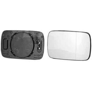 Miroir Glace rétroviseur droit pour BMW série 3 E46 2001-2004, asphérique, dégivrant, blu, Mod. 4 portes, Neuf