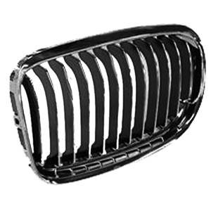 Grille avant gauche pour BMW série 3 E90-E91 2008-2012, chromé/noire, Neuve