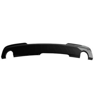 Spoiler Pare chocs arrière pour BMW Serie 5 F10 M-TECH, 2010-2013, avec double trous, noir, Neuf