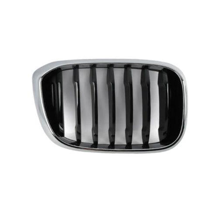 Grille de radiateur droite pour BMW X3 G01 depuis 2017, noire avec cadre chromé, Neuve