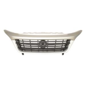 Grille radiateur pour FIAT DUCATO III phase 2 depuis 2014, noire, cadre grise, Neuve