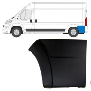 Moulure d'aile arrière gauche partie arrière pour FIAT DUCATO III phase 2, depuis 2014, Neuve