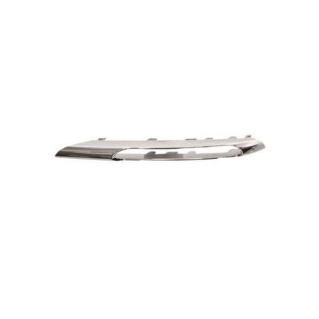 Profil chromé grille latérale gauche avec lumière diurne pour MERCEDES CLASSE E 2009-2012, Mod. ELEGANCE/CLASSIC, Neuf