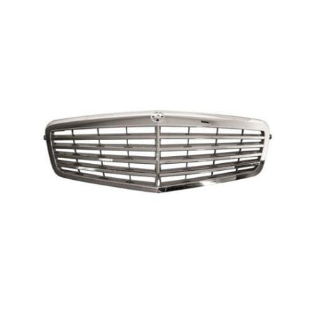 Grille complète pour MERCEDES CLASSE E 2009-2012, Mod. Avant-Garde, argentée, Neuve