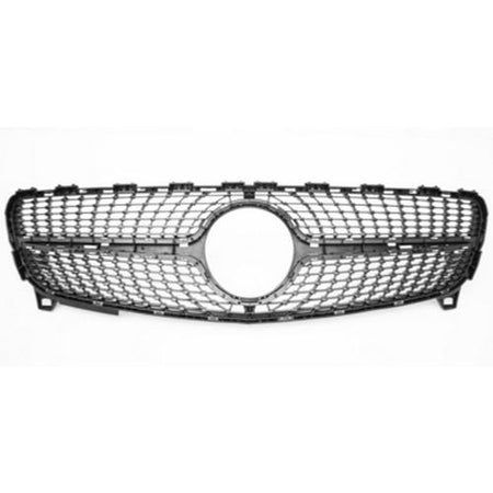 Grille radiateur intérieure pour MERCEDES (W176) CLASSE A 2015-2018, noire, Neuve