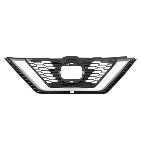 Grille radiateur pour NISSAN QASHQAI II phase 2 2018-2021, noire, trou caméra, Neuve