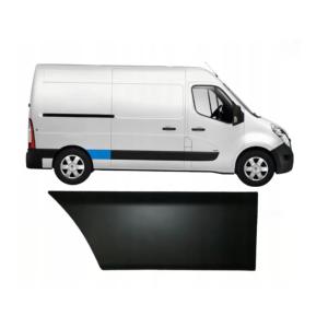 Moulure baguette arrière sur porte latérale droite pour RENAULT MASTER III phase 2, 2014-2019, châssis moyen, partie avant, 49 cm Neuve