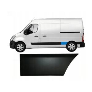 Moulure baguette arrière sur porte latérale gauche pour RENAULT MASTER III phase 2, 2014-2019, châssis moyen, partie avant, 49 cm Neuve