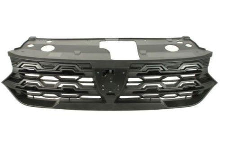 Grille de radiateur pour DACIA SANDERO STEPWAY III phase 1, 2021-2022, moulure chromé, noir, Neuf