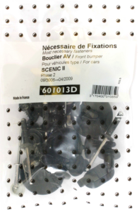 Kit de fixation assemblage Pare chocs avant pour RENAULT SCENIC II phase 2 2006 à 2009, Neuf