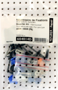 Kit de fixation assemblage Pare chocs avant pour PEUGEOT 3008 II et 5008 II (P8) 2017-2020, Neuf