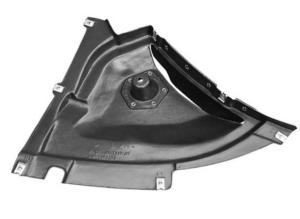 Pare boue avant gauche partie avant inférieur pour BMW SERIE 1 F20-F21, 2015-2019, Neuf