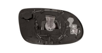 Miroir Glace rétroviseur gauche pour MERCEDES SLK du 09/1996 au 01/2004 (R170), asphérique, dégivrant, Neuf