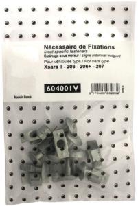 Kit de fixation assemblage Cache sous moteur pour PEUGEOT 206, 1998-2013 (tous modèles), Neuf