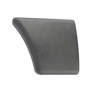 Moulure bouchon latérale sur aile avant gauche pour CITROËN BERLINGO I phase 2, 2002-2008, Noire, hauteur 15cm, Neuve