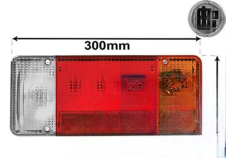 Feu arrière droit pour PEUGEOT BOXER Camping-Car I ph. 2, 2002-2006, (mod. plateau/benne),
