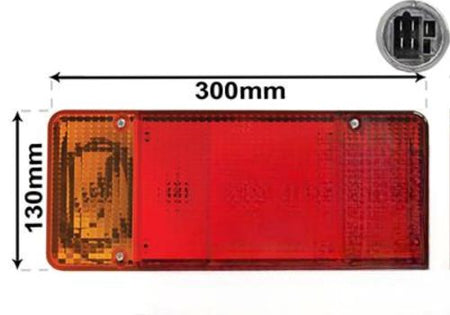 Feu arrière gauche pour IVECO DAILY 1989-2000, (mod. plateau/benne), Neuf