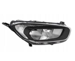 Phare Optique avant droit pour FORD TOURNEO COURIER 2013-2017, avec moteur, cadre noir, Neuf