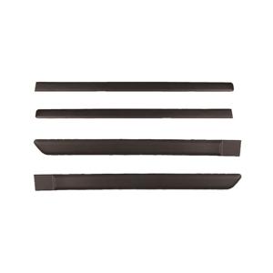 Kit Moulures de portes pour FIAT PANDA II (Classic), 2003-2008, 4 pièces, noires, Neuve