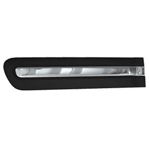 Moulure porte arrière droite pour FIAT 500L phase 1, 2012-2017, noire & chromée, baguette Neuve