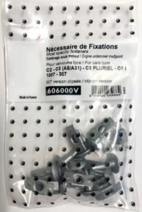 Kit de fixation assemblage Cache sous moteur pour CITROËN C5 I phase 1 2001-2004 (tous modèles), Neuf