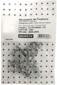 Kit de fixation assemblage Cache sous moteur pour CITROËN C3 PICASSO phase 1, 2009-2012, Neuf