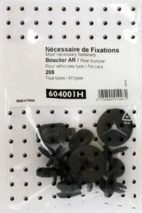 Kit de fixation assemblage Pare chocs arrière pour PEUGEOT 208 depuis 2012 (tous modèles), Neuf