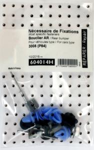 Kit de fixation assemblage Pare chocs arrière pour PEUGEOT 3008 II (P84), 2017-2020 (tous modèles), Neuf