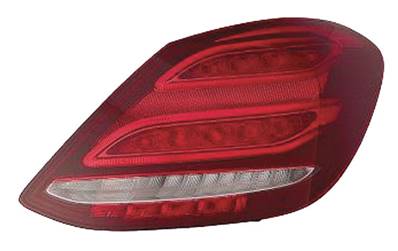 Feu arrière droit pour MERCEDES (W205) CLASSE C ph. 1 2014-2018, rouge incolore, Led, Mod. Berline